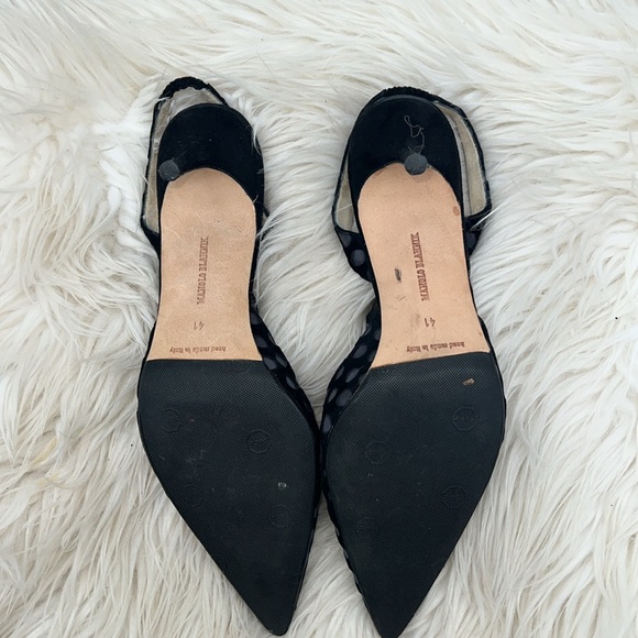 Manolo Blahnik Polka Dot Low Heel Pump 41 - Picture 5 of 6